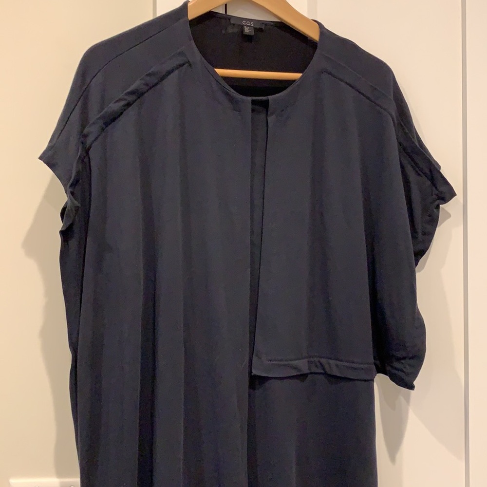 COS asymmetrical panel dress